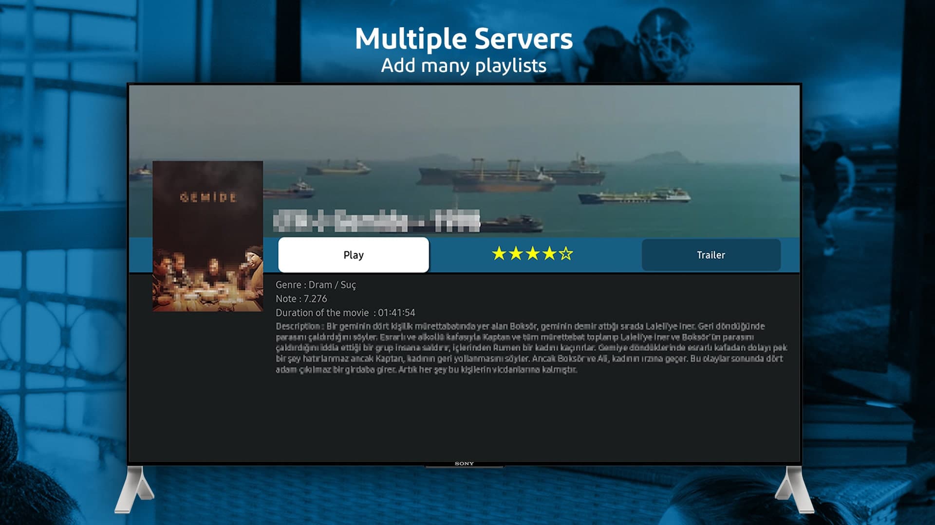 Rich movie & series view